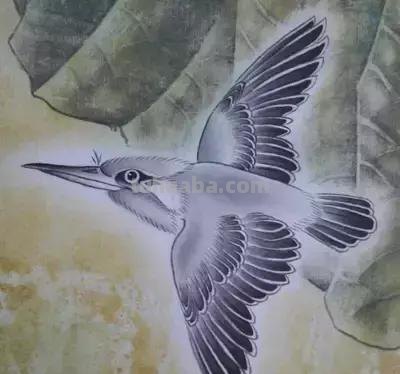 图文教程丨26幅花鸟,翠鸟的画法(太全了~) 图文教程丨26幅花鸟,翠鸟的画法(太全了~)