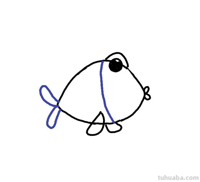 小鱼简笔画分步图文及视频教程，轻松变身绘画达人