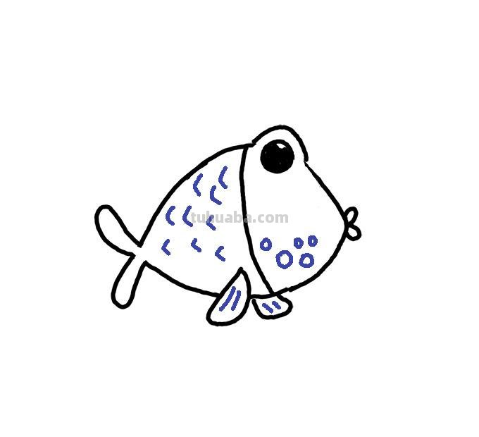 小鱼简笔画分步图文及视频教程，轻松变身绘画达人