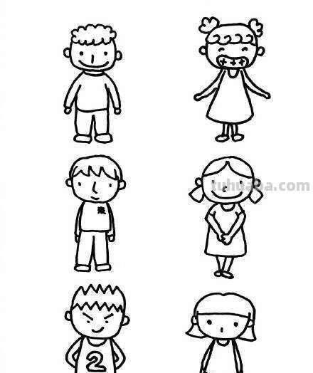 超级萌哒简笔画小人人,适用于贺卡签名、手账等,我现在要去画啦 超级萌哒简笔画小人人,适用于贺卡签名、手账等,我现在要去画啦