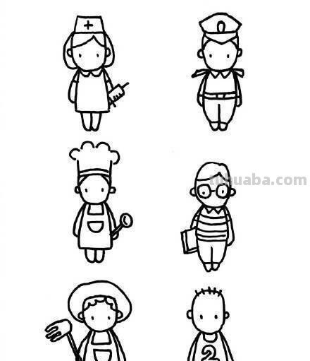 超级萌哒简笔画小人人,适用于贺卡签名、手账等,我现在要去画啦 超级萌哒简笔画小人人,适用于贺卡签名、手账等,我现在要去画啦