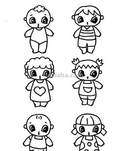 超级萌哒简笔画小人人,适用于贺卡签名、手账等,我现在要去画啦 超级萌哒简笔画小人人,适用于贺卡签名、手账等,我现在要去画啦