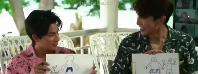 mew&gulf,要求:糕糕和繆,各给对方画一个穿着泳衣的简笔画 mew&gulf,要求:糕糕和繆,各给对方画一个穿着泳衣的简笔画