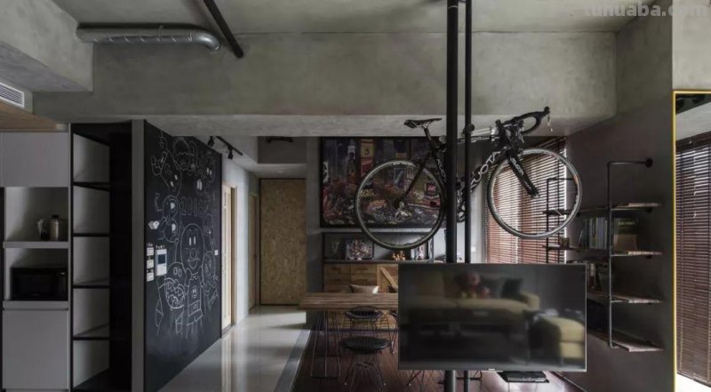 老公精心装的87㎡复古工业风，爱装修胜过爱手办的肥宅梦想