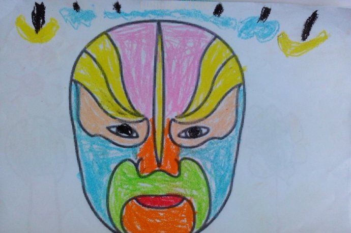 儿童脸谱简笔画图片