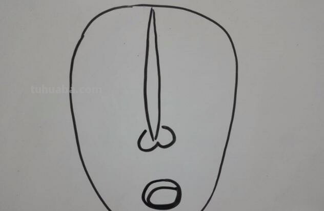 儿童脸谱简笔画图片