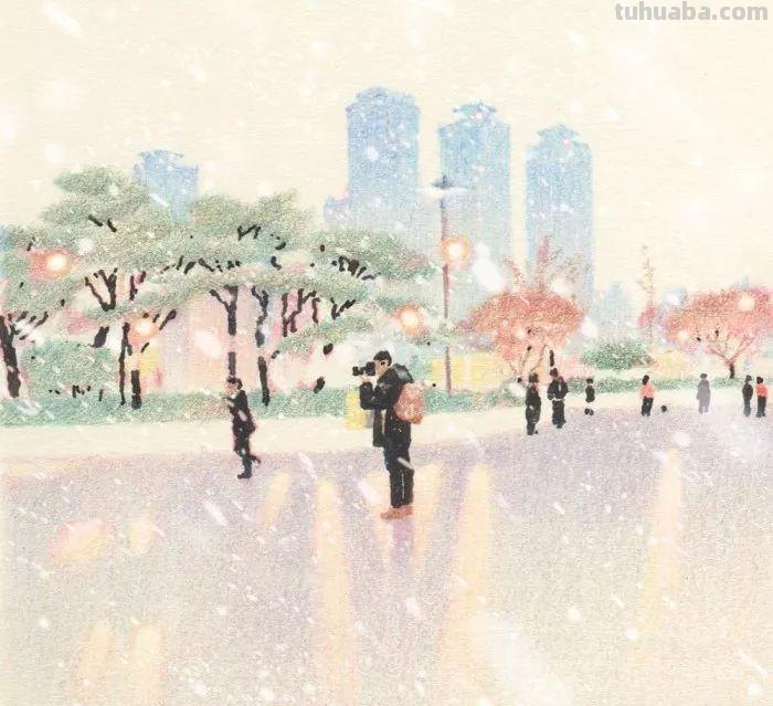 这些彩铅画,画的不是真实,但是温暖迷人 这些彩铅画,画的不是真实,但是温暖迷人