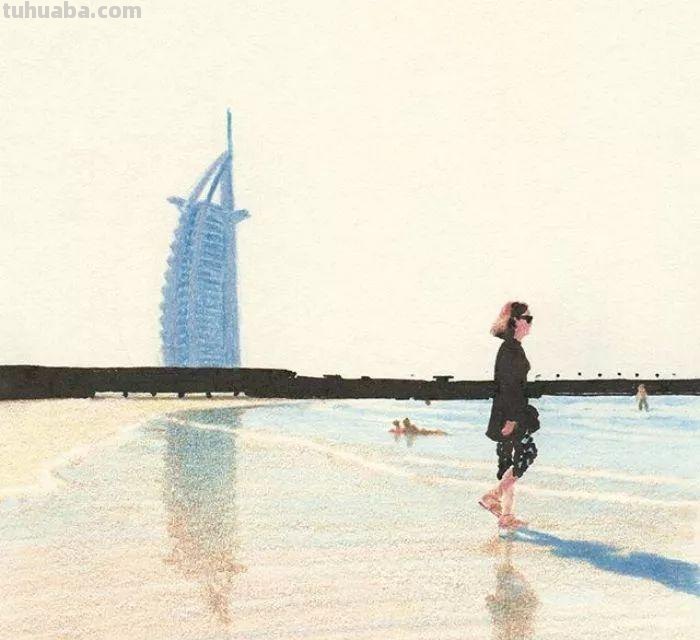 这些彩铅画,画的不是真实,但是温暖迷人 这些彩铅画,画的不是真实,但是温暖迷人