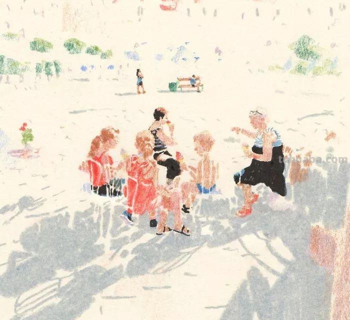 这些彩铅画,画的不是真实,但是温暖迷人 这些彩铅画,画的不是真实,但是温暖迷人