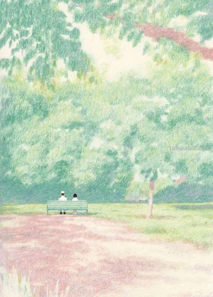 这些彩铅画,画的不是真实,但是温暖迷人 这些彩铅画,画的不是真实,但是温暖迷人
