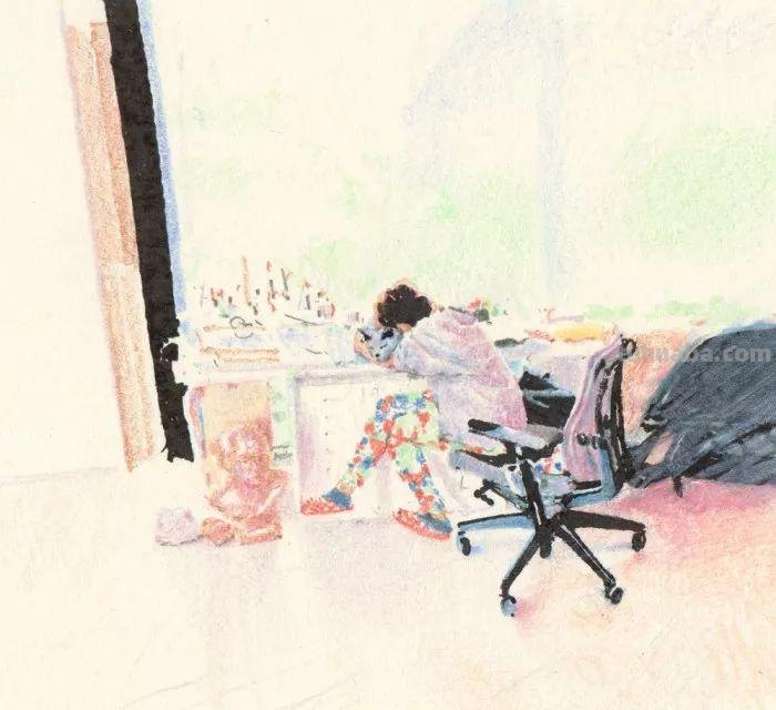 这些彩铅画,画的不是真实,但是温暖迷人 这些彩铅画,画的不是真实,但是温暖迷人