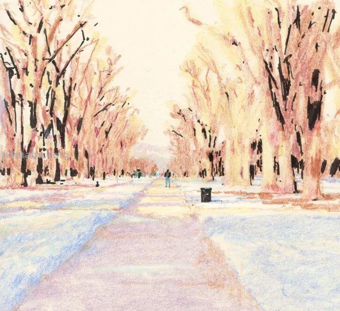 这些彩铅画,画的不是真实,但是温暖迷人 这些彩铅画,画的不是真实,但是温暖迷人