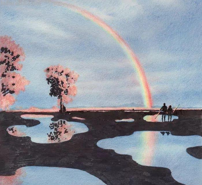 这些彩铅画,画的不是真实,但是温暖迷人 这些彩铅画,画的不是真实,但是温暖迷人