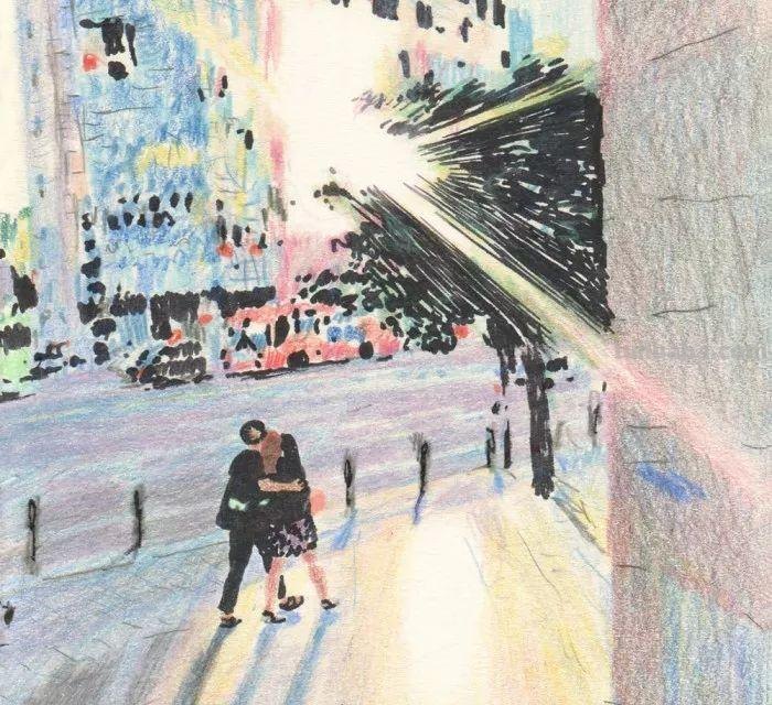 这些彩铅画,画的不是真实,但是温暖迷人 这些彩铅画,画的不是真实,但是温暖迷人