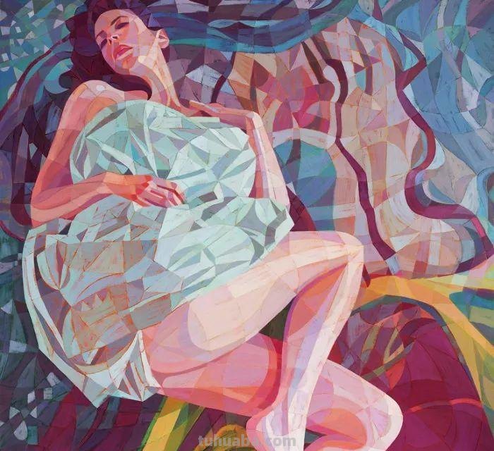 色彩斑斓的彩铅画,超级的美 色彩斑斓的彩铅画,超级的美