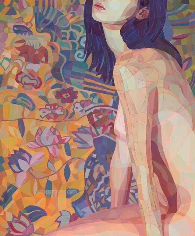 色彩斑斓的彩铅画,超级的美 色彩斑斓的彩铅画,超级的美