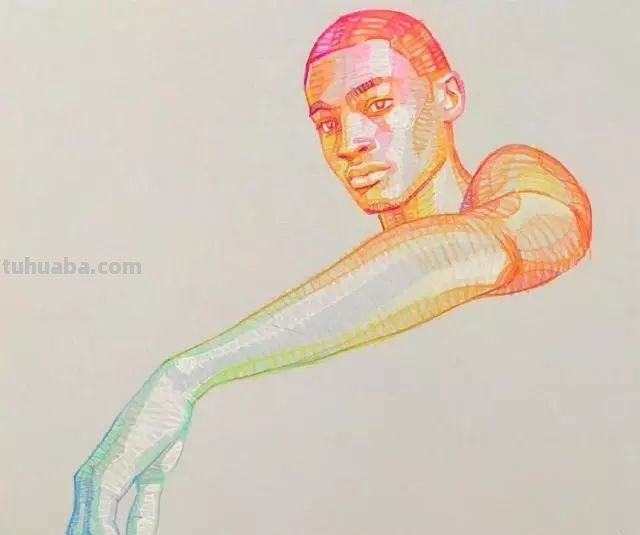 色彩斑斓的彩铅画,超级的美 色彩斑斓的彩铅画,超级的美