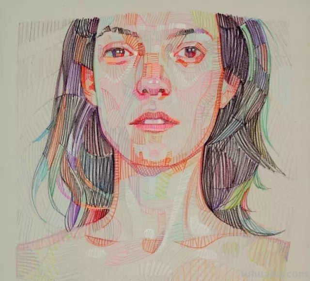 色彩斑斓的彩铅画,超级的美 色彩斑斓的彩铅画,超级的美