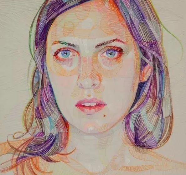 色彩斑斓的彩铅画,超级的美 色彩斑斓的彩铅画,超级的美