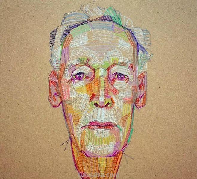 色彩斑斓的彩铅画,超级的美 色彩斑斓的彩铅画,超级的美