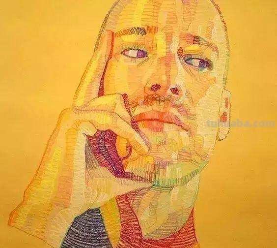 色彩斑斓的彩铅画,超级的美 色彩斑斓的彩铅画,超级的美