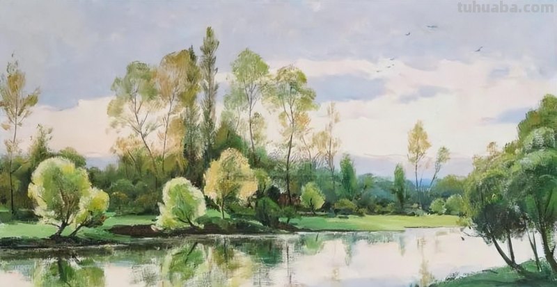鉴赏 - 著名油画家全山石油画作品