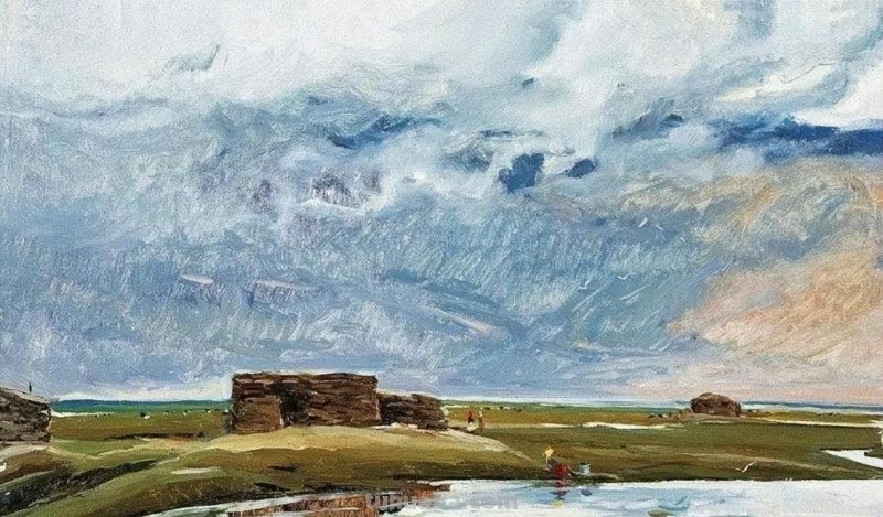鉴赏 - 著名油画家全山石油画作品