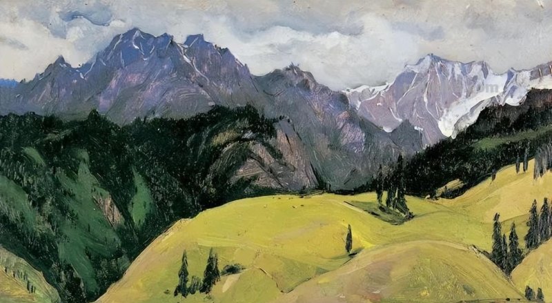 鉴赏 - 著名油画家全山石油画作品