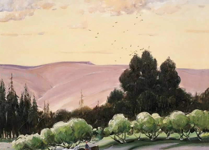 鉴赏 - 著名油画家全山石油画作品