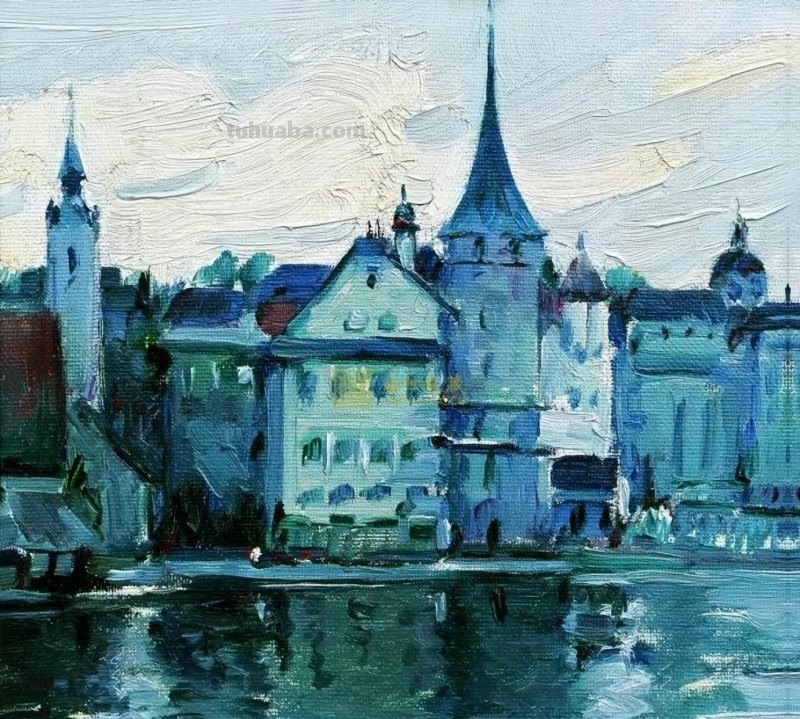 鉴赏 - 著名油画家全山石油画作品