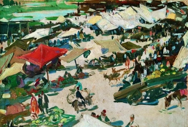 鉴赏 - 著名油画家全山石油画作品