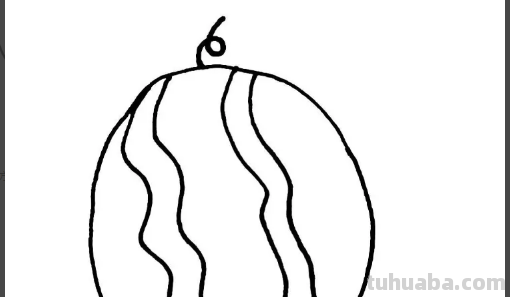 西瓜简笔画