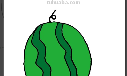 西瓜简笔画