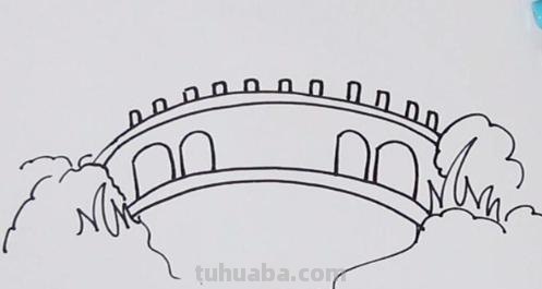桥手绘速写 怎样用素描画严家桥？