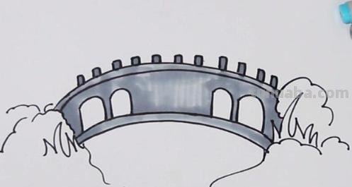 桥手绘速写 怎样用素描画严家桥？