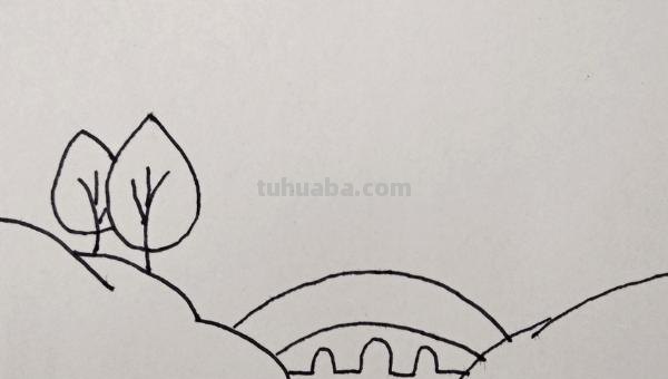 桥手绘速写 怎样用素描画严家桥？