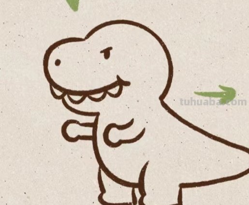 简笔画恐龙怎么画 恐龙绘画幼儿？