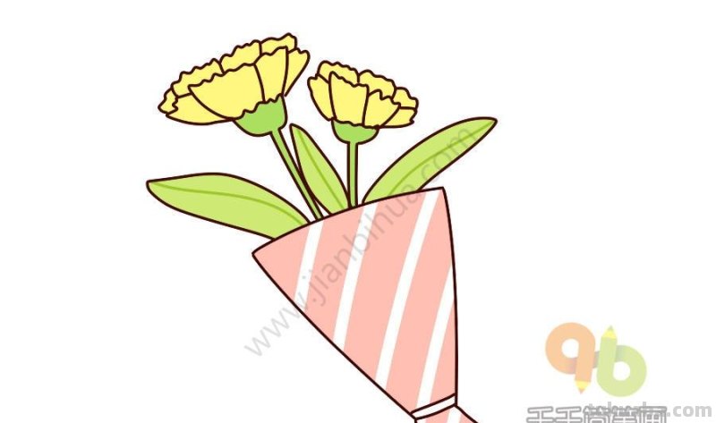 花朵的简笔画，简单又可爱！喜欢收藏哦~