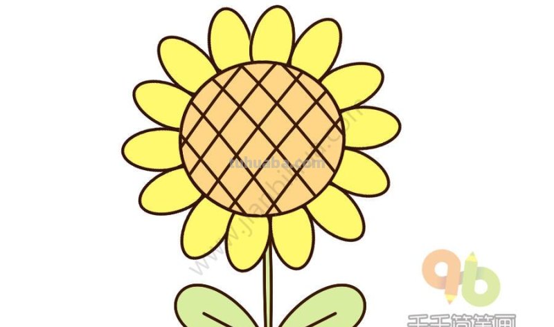 花朵的简笔画，简单又可爱！喜欢收藏哦~
