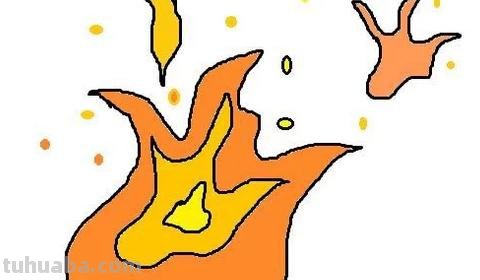 简笔画火怎么画 简笔画火焰怎么画？