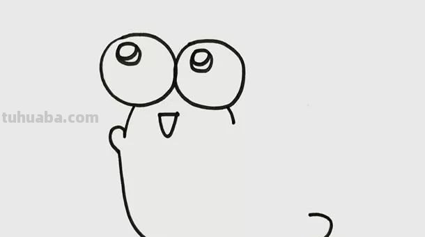 每天学一幅简笔画-可爱的蜗牛简笔画