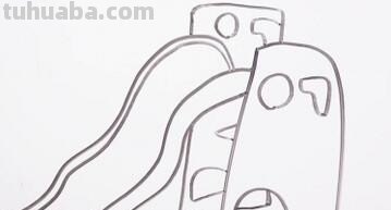 滑梯怎么画简单又漂亮