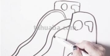 滑梯怎么画简单又漂亮