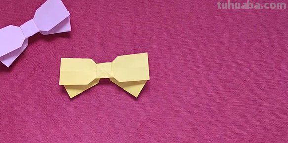 蝴蝶结怎么折?