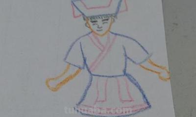 拳头怎么画简笔画 怎么画日本动漫《海贼王》中的路飞，路飞简笔画？
