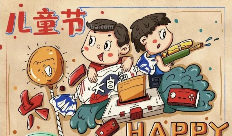 今日六一节日，这44张儿童节主题创意儿童绘画作品一起来欣赏呀！