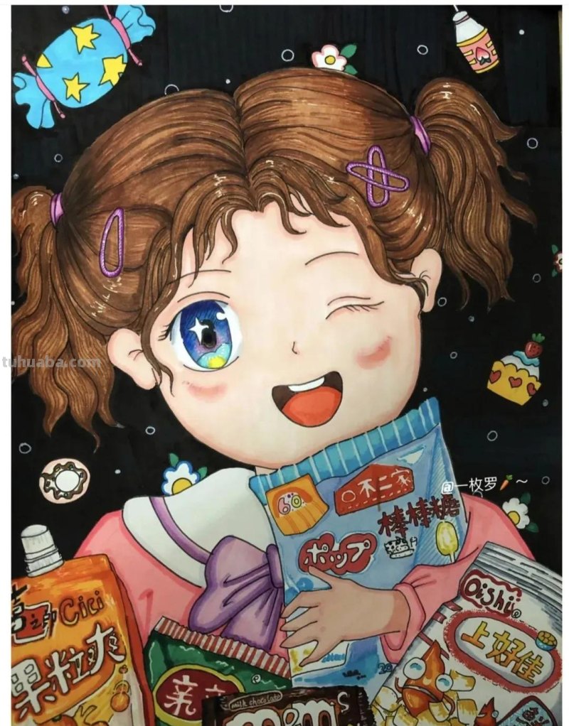 今日六一节日，这44张儿童节主题创意儿童绘画作品一起来欣赏呀！