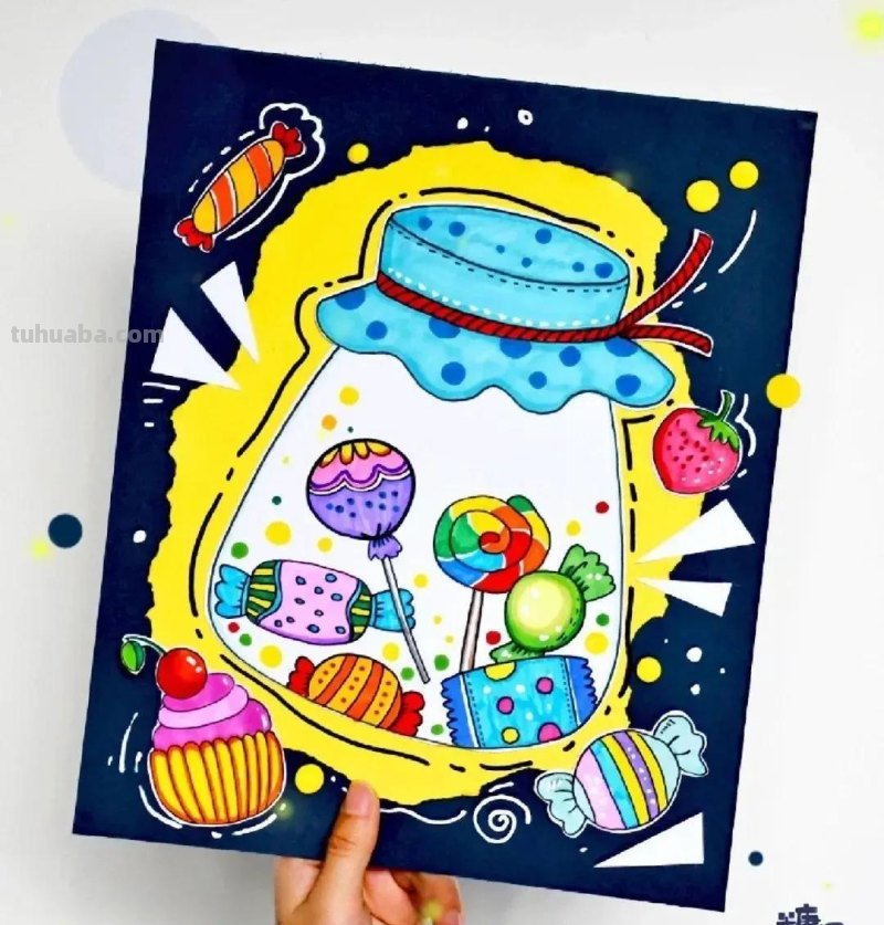 今日六一节日，这44张儿童节主题创意儿童绘画作品一起来欣赏呀！