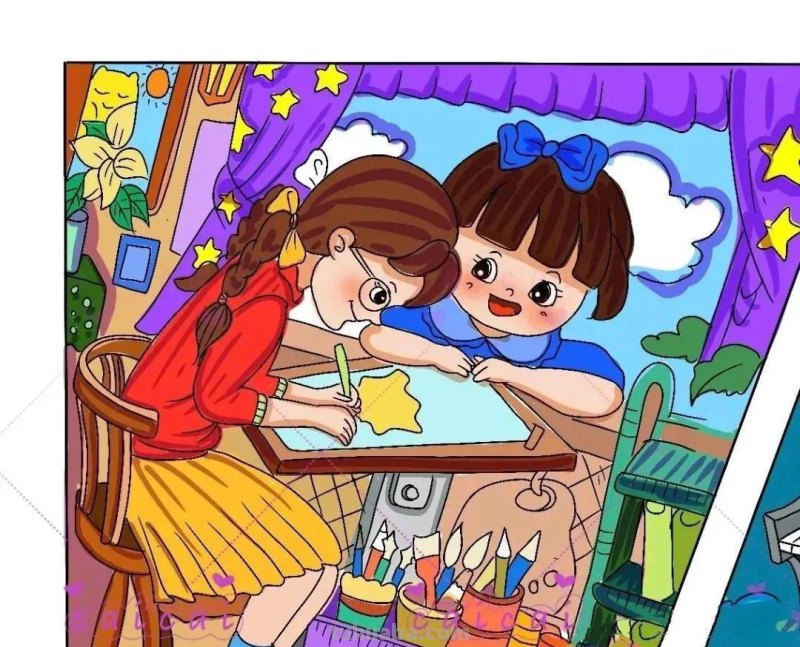 今日六一节日，这44张儿童节主题创意儿童绘画作品一起来欣赏呀！