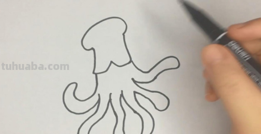 章鱼简笔画 章鱼简笔画图片大全